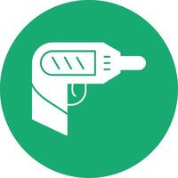 Screwdriver Glyph Multi Circle Icon vector