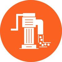 Water Wasting Glyph Multi Circle Icon vector