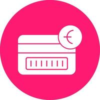 Tap To Pay Glyph Multi Circle Icon vector