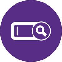 Search Glyph Multi Circle Icon vector