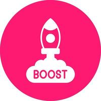 Boost Glyph Multi Circle Icon vector