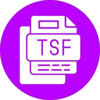 Torrent Symbol File Glyph Multi Circle Icon vector