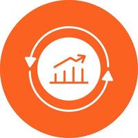 Performance Glyph Multi Circle Icon vector