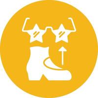 Funk Glyph Multi Circle Icon vector