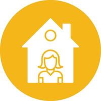 Isolation Glyph Multi Circle Icon vector