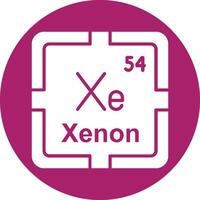 Xenon Glyph Multi Circle Icon vector