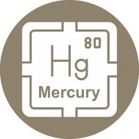 Mercury Glyph Multi Circle Icon vector