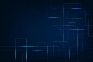 Abstract futurisit circuit board hi-tech technology with blue light background. vector