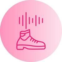 Rhythm Gradient Circle Icon vector