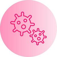 Platelet Gradient Circle Icon vector