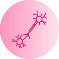 Nerve Gradient Circle Icon vector