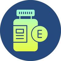 Suplement Gradient Circle Icon vector