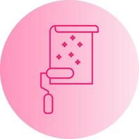 Wallpaper Gradient Circle Icon vector