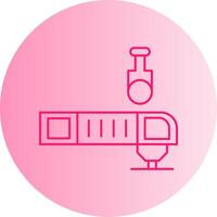 Oscillating Multi Tool Gradient Circle Icon vector