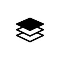 Layer icon. Layer vector