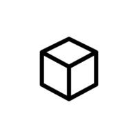 Box icon. Package vector