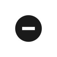 Minus icon. Remove icon. vector