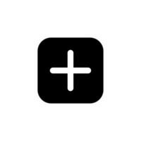 Plus icon. Add icon vector