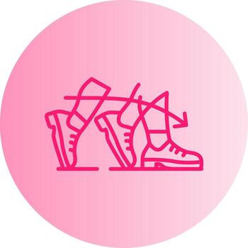 Chug Gradient Circle Icon vector