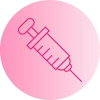 Injection Gradient Circle Icon vector