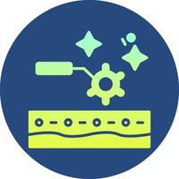 Lifting Gradient Circle Icon vector