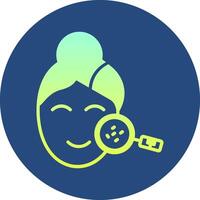 Check Gradient Circle Icon vector