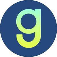 Small g Icon vector