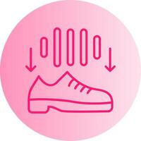 Rhythm Gradient Circle Icon vector