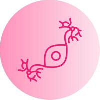 Pseudounipolar Gradient Circle Icon vector