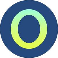 Small o Icon vector