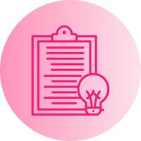 Summary Gradient Circle Icon vector