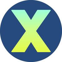 Small x Icon vector