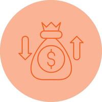 Sales Enablement Line Dual Tone Circle Icon vector