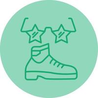 Funk Line Dual Tone Circle Icon vector
