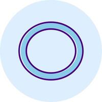 Capital O Icon vector