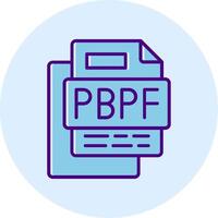Ppt Business Presentation File Line Dual Tone Circle Icon vector
