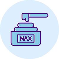Wax Line Dual Tone Circle Icon vector