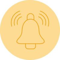 Alarm Line Dual Tone Circle Icon vector