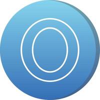 Small o Icon vector
