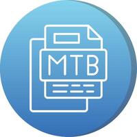 Mtb File Long Shadow Circle Icon vector