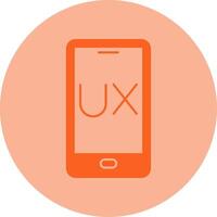 Ux Design Dual Tone Circle Icon vector