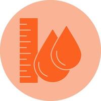 Water Level Dual Tone Circle Icon vector