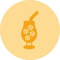 Ice Dual Tone Circle Icon vector