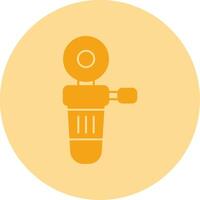Polisher Dual Tone Circle Icon vector