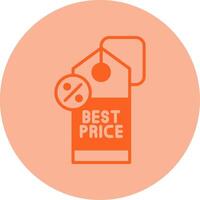 Best Price Dual Tone Circle Icon vector