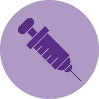 Injection Dual Tone Circle Icon vector