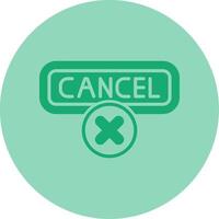 Cancel Dual Tone Circle Icon vector