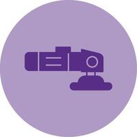 Polisher Dual Tone Circle Icon vector