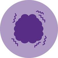 Parkinson Dual Tone Circle Icon vector