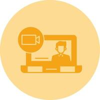 onDual Tone Circle class Dual Tone Circle Icon vector
